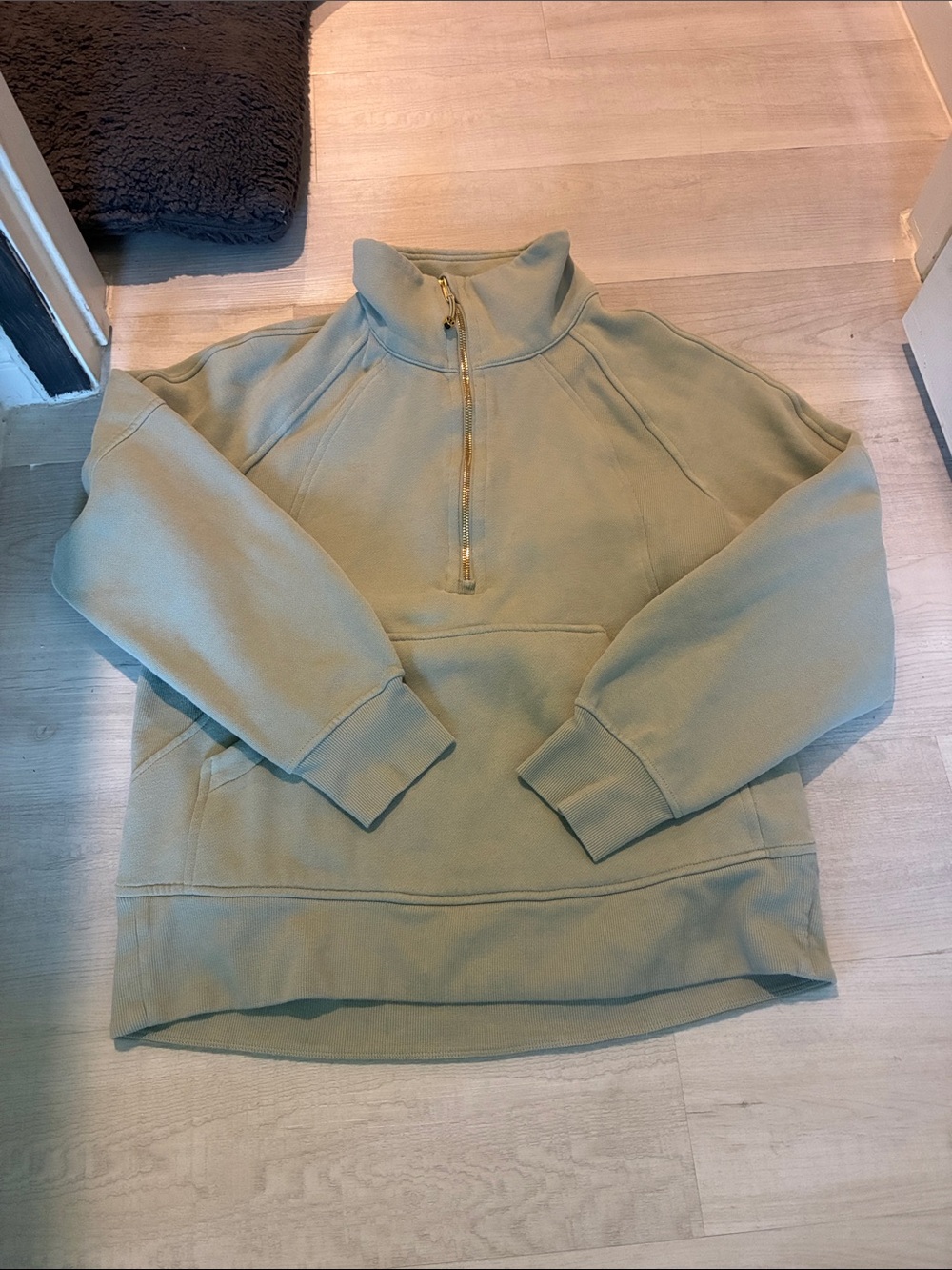 lululemon athletica Quarter-Zip Pullover - Sage Green